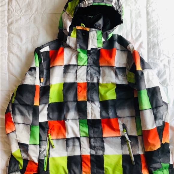 Quicksilver Mission Print Junior Jacket - Picture 2 of 3